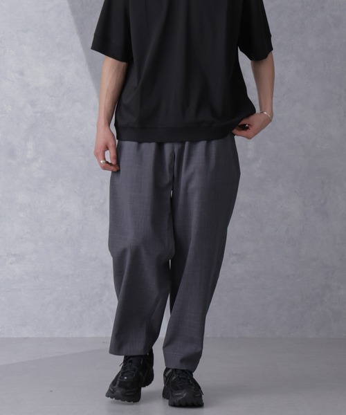 NANO universe(ナノユニバース)の「ライトウェイトドライパンツ(セットアップ可)(その他パンツ・メンズ・ブラウン/ネイビー/グレー・S/M/L)」の4枚目の写真