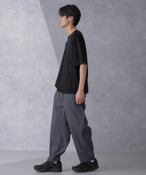 NANO universe(ナノユニバース)の「ライトウェイトドライパンツ(セットアップ可)(その他パンツ・メンズ・ブラウン/ネイビー/グレー・S/M/L)」の9枚目の写真