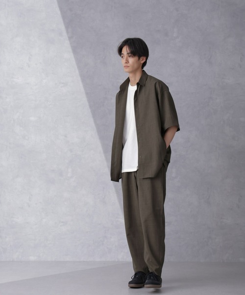 NANO universe(ナノユニバース)の「ライトウェイトドライパンツ(セットアップ可)(その他パンツ・メンズ・ブラウン/ネイビー/グレー・S/M/L)」の12枚目の写真