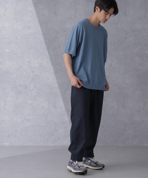 NANO universe(ナノユニバース)の「ライトウェイトドライパンツ(セットアップ可)(その他パンツ・メンズ・ブラウン/ネイビー/グレー・S/M/L)」の19枚目の写真