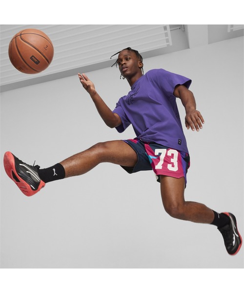 PUMA（プーマ）の「PUMA プーマ メンズ バスケットボール ディラン ギフト ショップ 半袖 Tシャツ III（Tシャツ/カットソー・メンズ・バイオレット・SMALL/MEDIUM/X-SMALL/X-LARGE/LARGE）」の4枚目の写真