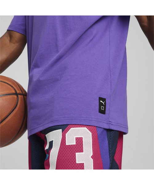 PUMA（プーマ）の「PUMA プーマ メンズ バスケットボール ディラン ギフト ショップ 半袖 Tシャツ III（Tシャツ/カットソー・メンズ・バイオレット・SMALL/MEDIUM/X-SMALL/X-LARGE/LARGE）」の5枚目の写真