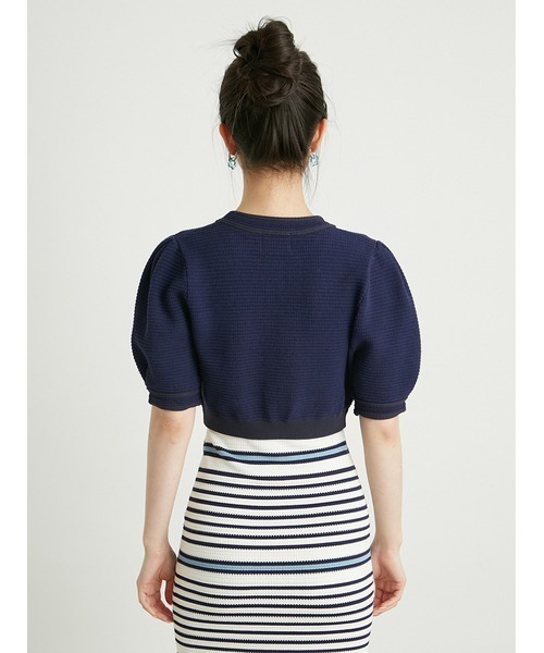 LILY BROWN(リリーブラウン)の「【LILY BROWN×MARY QUANT】クロップドニットカーディガン(カーディガン/ボレロ・レディース・その他/ホワイト/ネイビー/ピンク・FREE)」の17枚目の写真