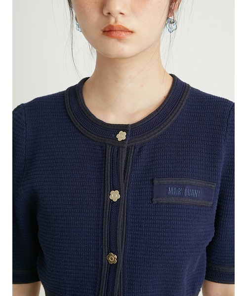 LILY BROWN(リリーブラウン)の「【LILY BROWN×MARY QUANT】クロップドニットカーディガン(カーディガン/ボレロ・レディース・その他/ホワイト/ネイビー/ピンク・FREE)」の19枚目の写真