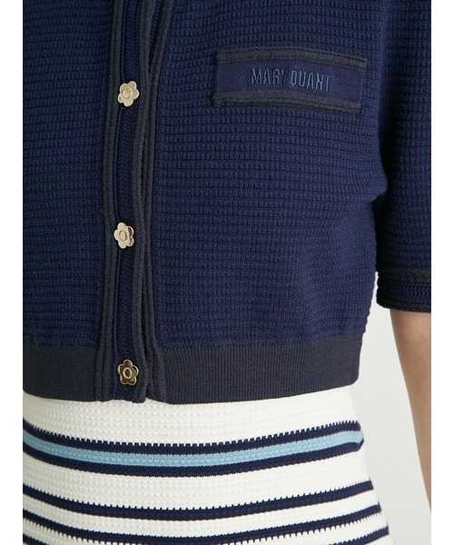 LILY BROWN(リリーブラウン)の「【LILY BROWN×MARY QUANT】クロップドニットカーディガン(カーディガン/ボレロ・レディース・その他/ホワイト/ネイビー/ピンク・FREE)」の21枚目の写真