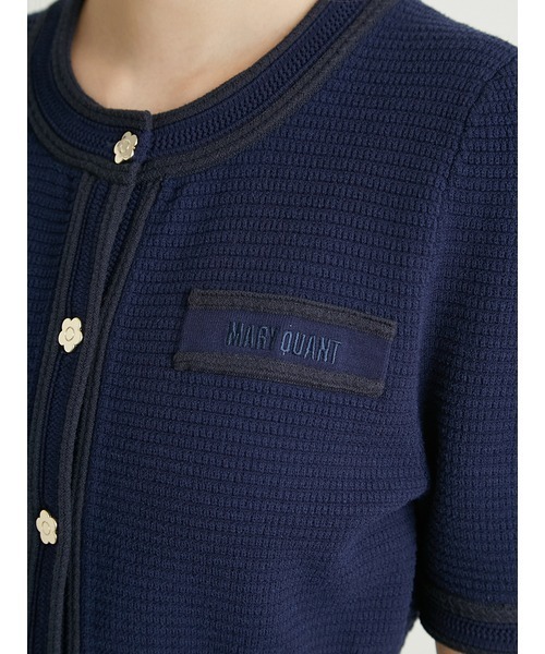 LILY BROWN(リリーブラウン)の「【LILY BROWN×MARY QUANT】クロップドニットカーディガン(カーディガン/ボレロ・レディース・その他/ホワイト/ネイビー/ピンク・FREE)」の22枚目の写真