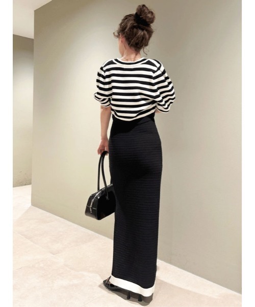 LILY BROWN(リリーブラウン)の「【LILY BROWN×MARY QUANT】クロップドニットカーディガン(カーディガン/ボレロ・レディース・その他/ホワイト/ネイビー/ピンク・FREE)」の9枚目の写真