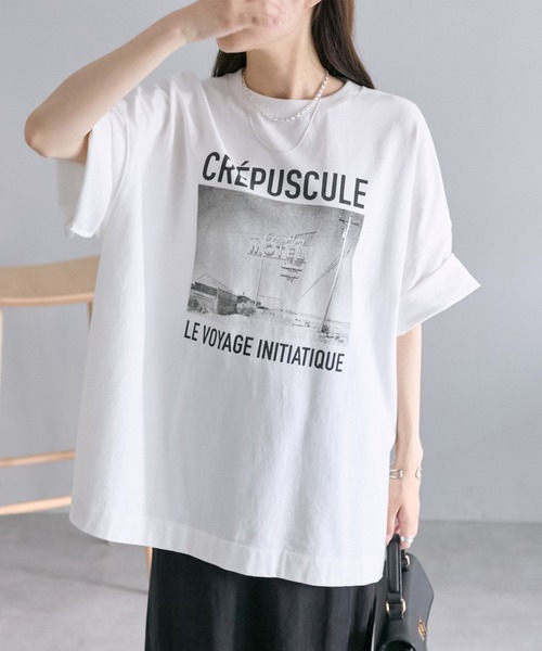 ピグメントフォトプリントTシャツ（Tシャツ/カットソー）｜PUAL