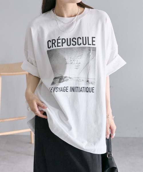 ピグメントフォトプリントTシャツ（Tシャツ/カットソー）｜PUAL
