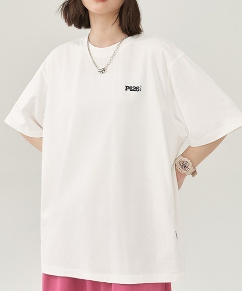 GEMEDA(ジェメダ)の「キャットプリントTシャツ(Tシャツ/カットソー・レディース・ダークグレー/ベージュ/ホワイト・M)」の5枚目の写真