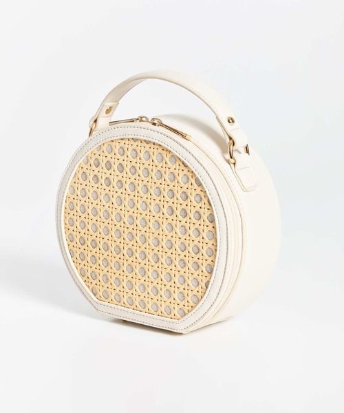 NOELA（ノエラ）の「ラタンライクサークルバッグ（ショルダーバッグ・レディース・ベージュ/ブラウン/オフホワイト・フリー）」の4枚目の写真