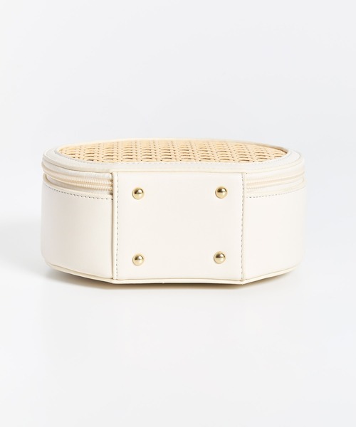 NOELA（ノエラ）の「ラタンライクサークルバッグ（ショルダーバッグ・レディース・ベージュ/ブラウン/オフホワイト・フリー）」の6枚目の写真