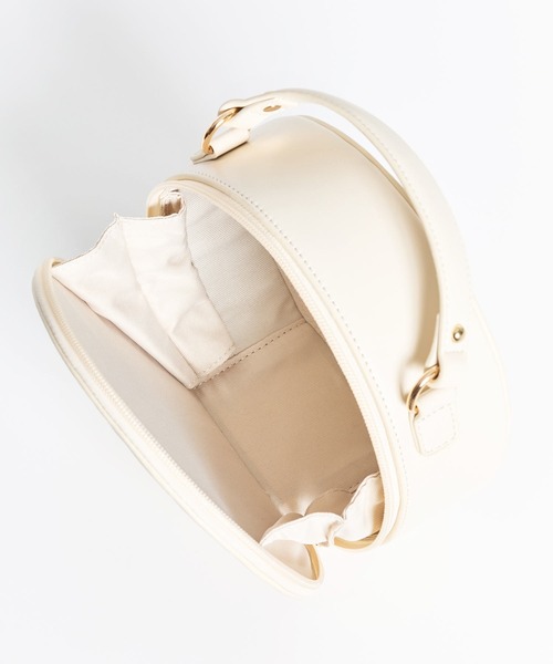 NOELA（ノエラ）の「ラタンライクサークルバッグ（ショルダーバッグ・レディース・ベージュ/ブラウン/オフホワイト・フリー）」の7枚目の写真