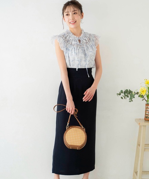 NOELA（ノエラ）の「ラタンライクサークルバッグ（ショルダーバッグ・レディース・ベージュ/ブラウン/オフホワイト・フリー）」の14枚目の写真