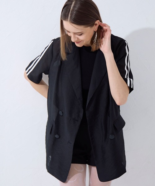 FOREVER 21（フォーエバー トゥエンティーワン）の「【2024SS】シアーラインジャケット（テーラードジャケット・レディース・ブラウン/ブラック/その他・FREE）」の11枚目の写真