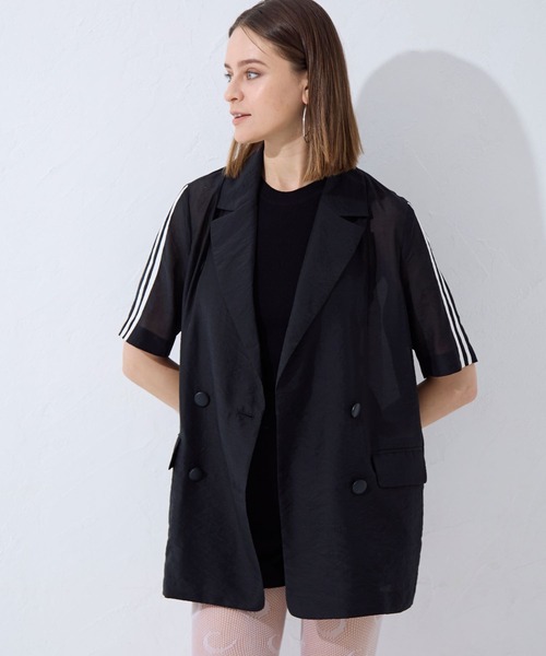 FOREVER 21（フォーエバー トゥエンティーワン）の「【2024SS】シアーラインジャケット（テーラードジャケット・レディース・ブラウン/ブラック/その他・FREE）」の12枚目の写真