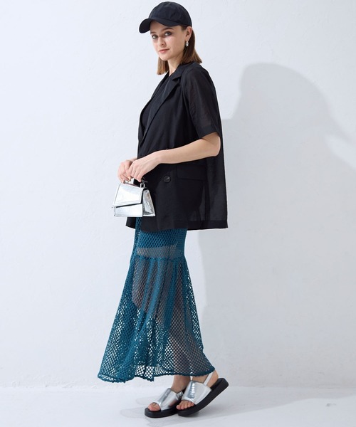 FOREVER 21（フォーエバー トゥエンティーワン）の「【2024SS】シアーラインジャケット（テーラードジャケット・レディース・ブラウン/ブラック/その他・FREE）」の20枚目の写真