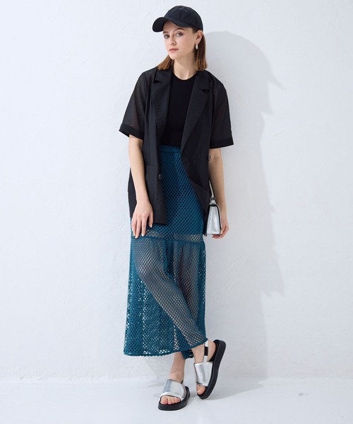 FOREVER 21（フォーエバー トゥエンティーワン）の「【2024SS】シアーラインジャケット（テーラードジャケット・レディース・ブラウン/ブラック/その他・FREE）」の21枚目の写真