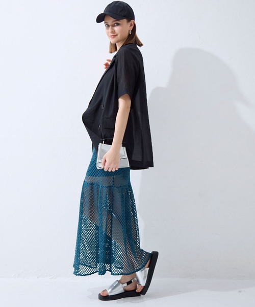 FOREVER 21（フォーエバー トゥエンティーワン）の「【2024SS】シアーラインジャケット（テーラードジャケット・レディース・ブラウン/ブラック/その他・FREE）」の22枚目の写真