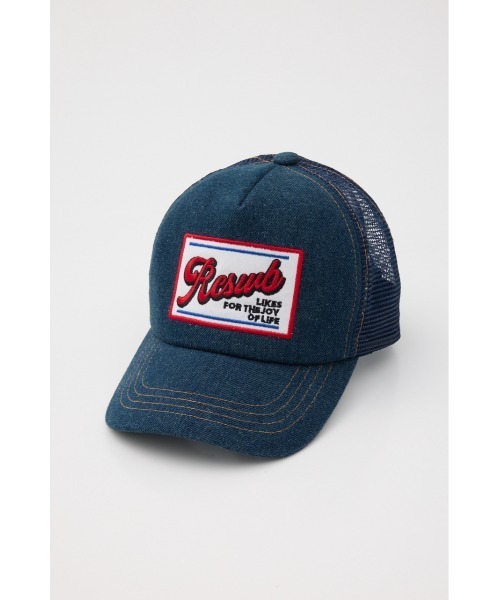 RODEO CROWNS WIDE BOWL(ロデオクラウンズワイドボウル)の「キッズ RCSWB メッシュキャップ(キャップ・キッズ・ブルー/ブラック・ONESIZE)」の1枚目の写真