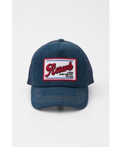 RODEO CROWNS WIDE BOWL(ロデオクラウンズワイドボウル)の「キッズ RCSWB メッシュキャップ(キャップ・キッズ・ブルー/ブラック・ONESIZE)」の4枚目の写真