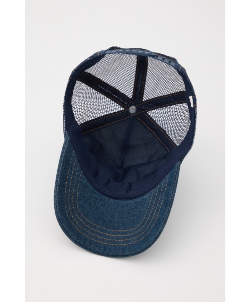 RODEO CROWNS WIDE BOWL(ロデオクラウンズワイドボウル)の「キッズ RCSWB メッシュキャップ(キャップ・キッズ・ブルー/ブラック・ONESIZE)」の7枚目の写真