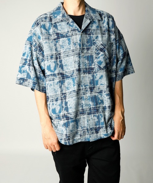 【セール】「INASTUDIOS SELECT」オープンカラーシャツ（シャツ/ブラウス）｜INASTUDIOS ZOO（イーナストゥディオスズー）