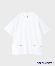 ATTACHMENT | STUDIOUS別注 Oversize Zip  S/S TEE(Tシャツ/カットソー)