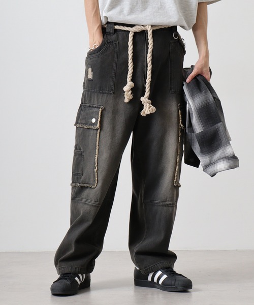 DIESEL D-SIRE-CARGO-S デニムカーゴパンツ ブラック 23 楽天市場】【中古】DIESEL D-Sire-Cargo-S デニムカーゴパンツ