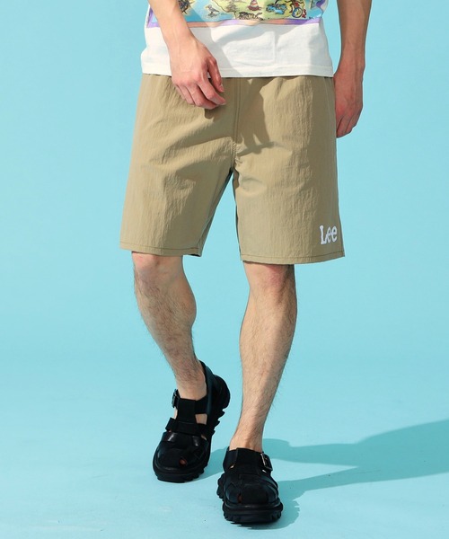 Lee(リー)の「Lee/リー アスレチックショーツ ナイロン素材(その他パンツ・メンズ・オレンジ/ベージュ/ブラック/ブルー/ネイビー/イエロー・SMALL/MEDIUM/LARGE)」の3枚目の写真