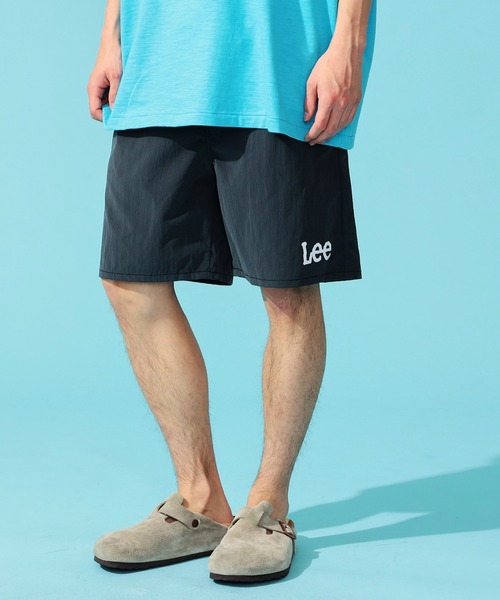 Lee(リー)の「Lee/リー アスレチックショーツ ナイロン素材(その他パンツ・メンズ・オレンジ/ベージュ/ブラック/ブルー/ネイビー/イエロー・SMALL/MEDIUM/LARGE)」の2枚目の写真