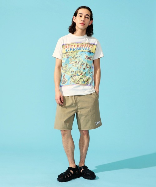 Lee(リー)の「Lee/リー アスレチックショーツ ナイロン素材(その他パンツ・メンズ・オレンジ/ベージュ/ブラック/ブルー/ネイビー/イエロー・SMALL/MEDIUM/LARGE)」の14枚目の写真