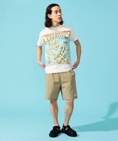 Lee(リー)の「Lee/リー アスレチックショーツ ナイロン素材(その他パンツ・メンズ・オレンジ/ベージュ/ブラック/ブルー/ネイビー/イエロー・SMALL/MEDIUM/LARGE)」の15枚目の写真