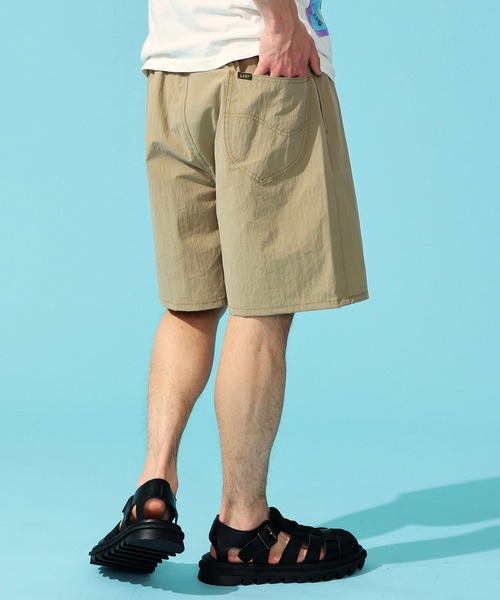 Lee(リー)の「Lee/リー アスレチックショーツ ナイロン素材(その他パンツ・メンズ・オレンジ/ベージュ/ブラック/ブルー/ネイビー/イエロー・SMALL/MEDIUM/LARGE)」の9枚目の写真