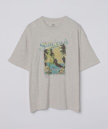 SHIPS: 90s モチーフ プリント Tシャツ