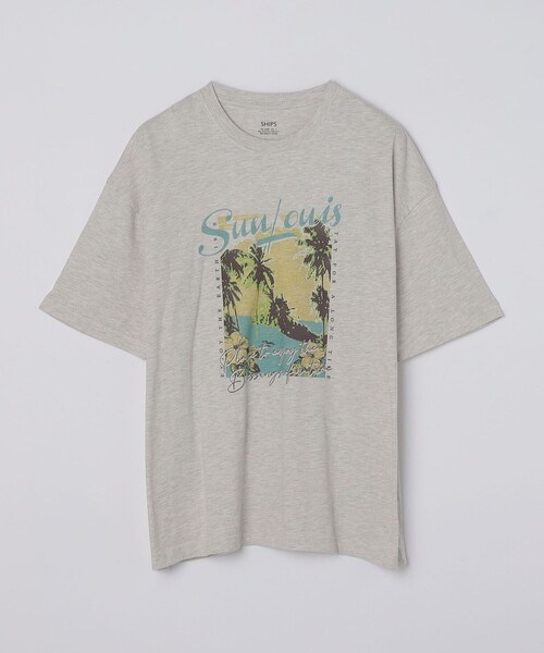 SHIPS(シップス)の「SHIPS: 90s モチーフ プリント Tシャツ(Tシャツ/カットソー・メンズ・グレー/グレー系/ホワイト系/ホワイト・SMALL/MEDIUM/LARGE)」の4枚目の写真