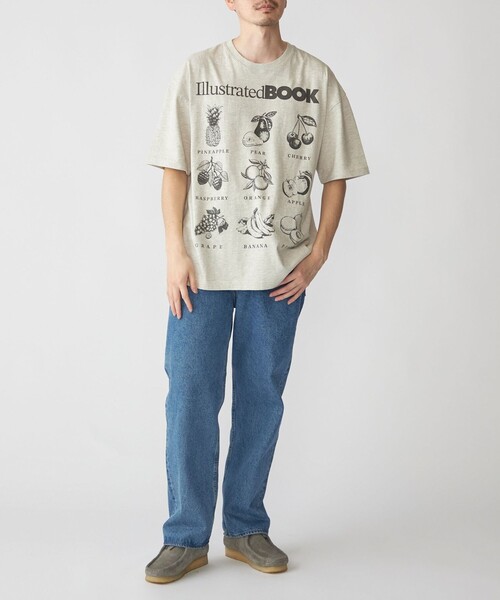 SHIPS(シップス)の「SHIPS: 90s モチーフ プリント Tシャツ(Tシャツ/カットソー・メンズ・グレー/グレー系/ホワイト系/ホワイト・SMALL/MEDIUM/LARGE)」の5枚目の写真