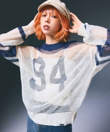 X-girl | NUMBERING KNIT TOP(ニット/セーター)