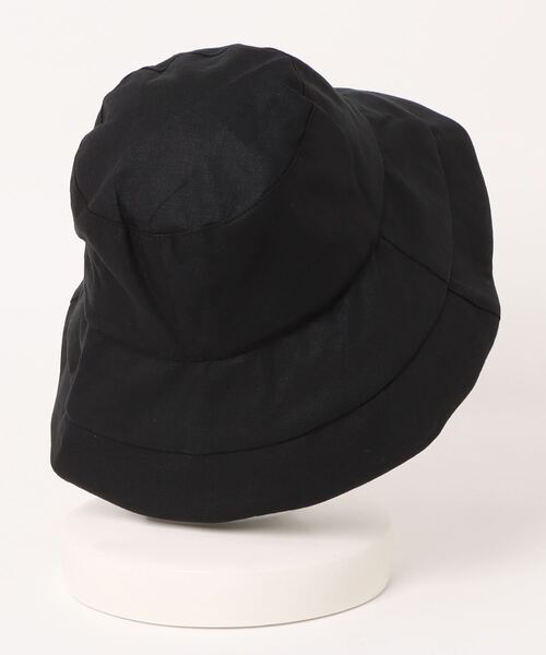 and it_(アンドイット)の「接触冷感ワイヤーリネンハット(ハット・レディース・ブラック/ネイビー/ライトグレー/ライトベージュ・FREE)」の9枚目の写真