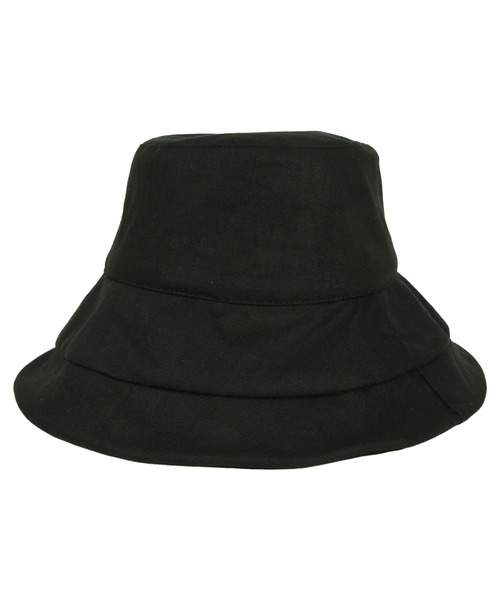 and it_(アンドイット)の「接触冷感ワイヤーリネンハット(ハット・レディース・ブラック/ネイビー/ライトグレー/ライトベージュ・FREE)」の1枚目の写真