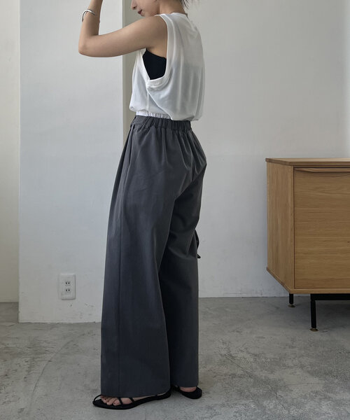 CAPRICIEUX LE'MAGE（カプリシューレマージュ）の「Wウエストパンツ（その他パンツ・レディース・ベージュ/グレー・38/36）」の14枚目の写真