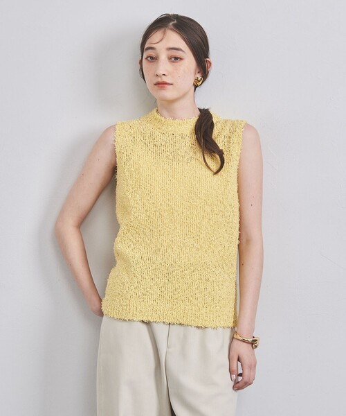 ユナイテッドアローズ　ニット　カシミヤ混　イエロー UNITED ARROWS（ユナイテッドアローズ）の「＜VONDEL