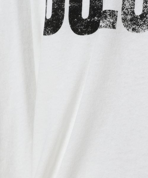 JEANASIS（ジーナシス）の「STACKロゴプリントTEE/131672（Tシャツ/カットソー・レディース・ブラック/チャコールグレー/ホワイト/ピンク・FREE）」の10枚目の写真