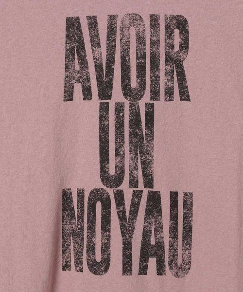 JEANASIS（ジーナシス）の「STACKロゴプリントTEE/131672（Tシャツ/カットソー・レディース・ブラック/チャコールグレー/ホワイト/ピンク・FREE）」の6枚目の写真