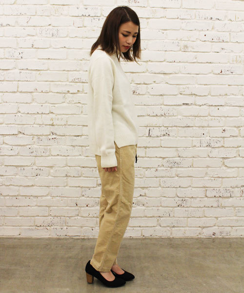 CIAOPANIC（チャオパニック）の「【Ciaopanic】ウォッシャブル天竺編みタートルネック（ニット/セーター・レディース・ホワイト/アイボリー/グレー/ネイビー・FREE）」の5枚目の写真