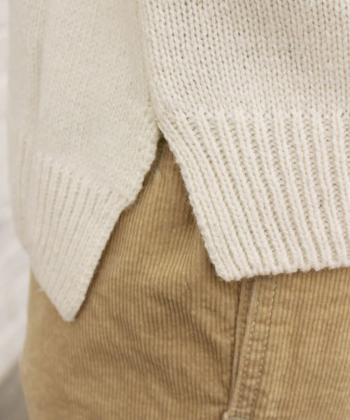CIAOPANIC（チャオパニック）の「【Ciaopanic】ウォッシャブル天竺編みタートルネック（ニット/セーター・レディース・ホワイト/アイボリー/グレー/ネイビー・FREE）」の8枚目の写真