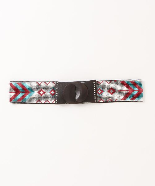 チャイハネ（チャイハネ）の「【チャイハネ】ネイティビーズベルト（ベルト・レディース・ブラウン/ターコイズブルー/ブラック/その他1/ネイビー/その他2/その他3/ホワイト・FREE）」の6枚目の写真