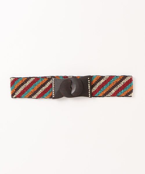 チャイハネ（チャイハネ）の「【チャイハネ】ネイティビーズベルト（ベルト・レディース・ブラウン/ターコイズブルー/ブラック/その他1/ネイビー/その他2/その他3/ホワイト・FREE）」の7枚目の写真