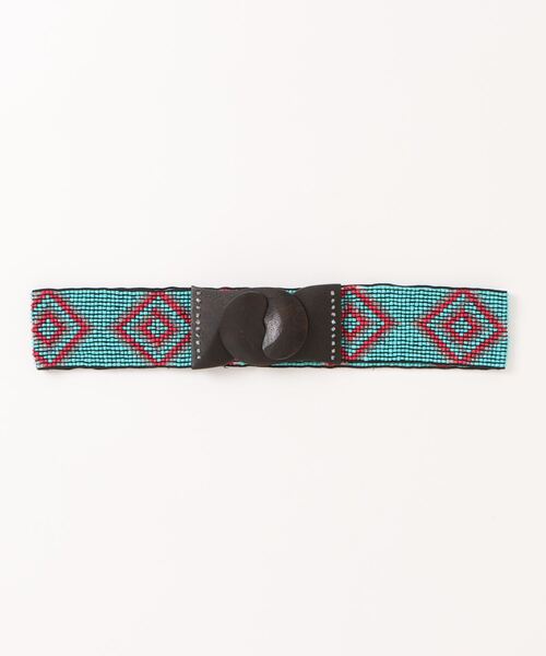 チャイハネ（チャイハネ）の「【チャイハネ】ネイティビーズベルト（ベルト・レディース・ブラウン/ターコイズブルー/ブラック/その他1/ネイビー/その他2/その他3/ホワイト・FREE）」の5枚目の写真