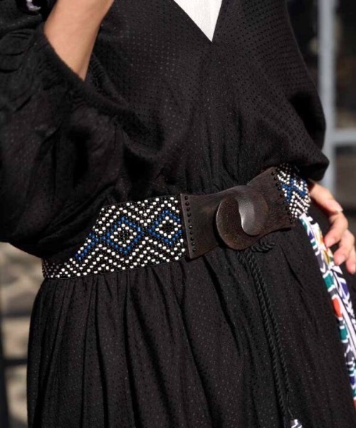 チャイハネ（チャイハネ）の「【チャイハネ】ネイティビーズベルト（ベルト・レディース・ブラウン/ターコイズブルー/ブラック/その他1/ネイビー/その他2/その他3/ホワイト・FREE）」の4枚目の写真